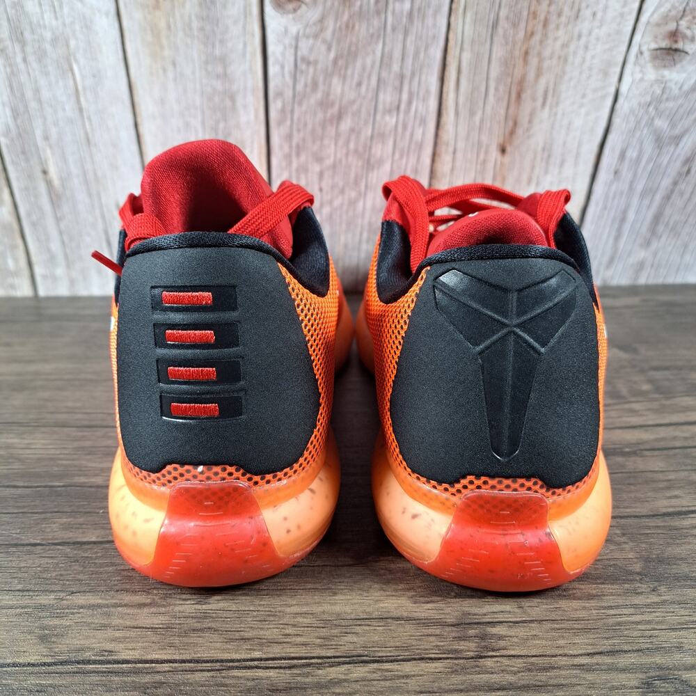 Nike Kobe x 10 Majors 705317-616 University Red Bright Crimson Hot Lava Mens 10 - Picture 4 of 9